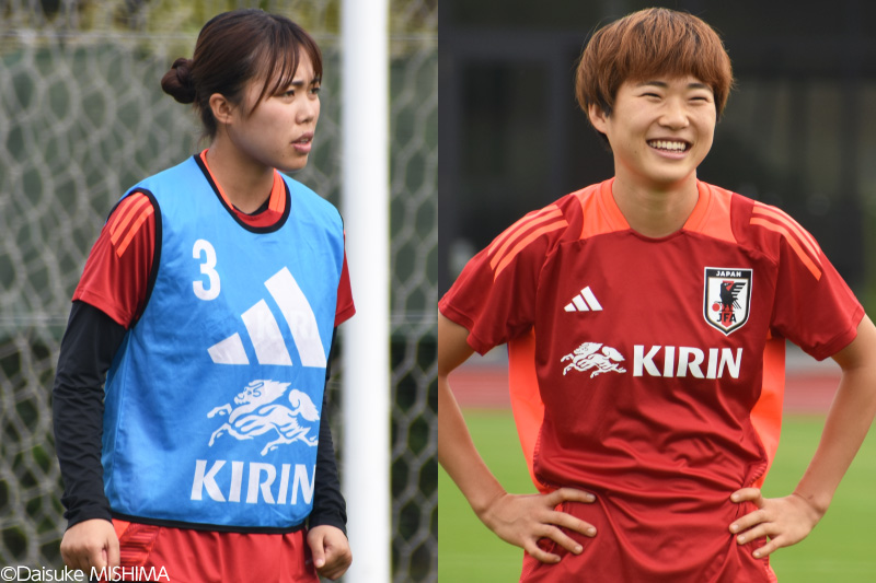 なでしこジャパン、練習3日目は「アグレッシブな守備」にトライ！　谷川萌々子＆浜野まいかが手応え語る