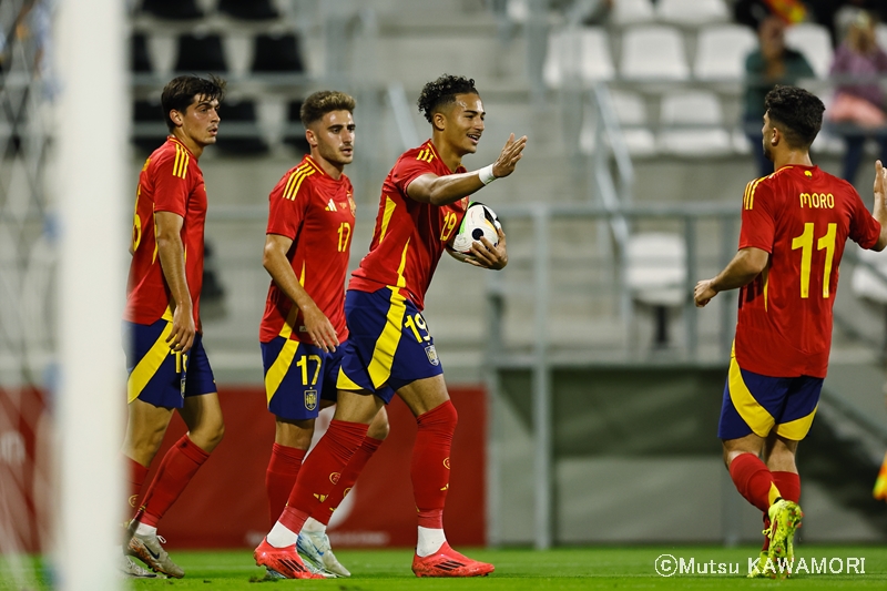 【写真ギャラリー】2024.10.10 UEFA U21EURO2025予選 U21スペイン代表 4－3 U21カザフスタン代表