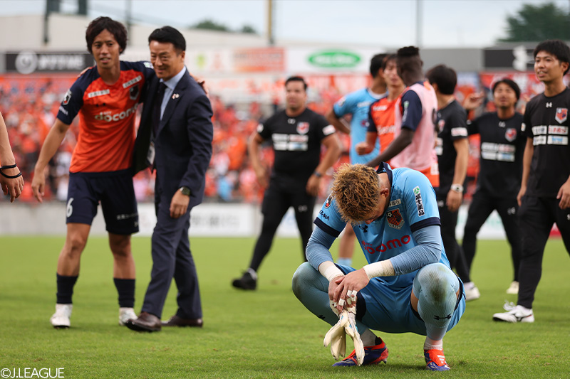 「泣くつもりはなかったんですけど…」大宮の守護神・笠原昂史が明かした“重圧”「最近は眠れなかった」