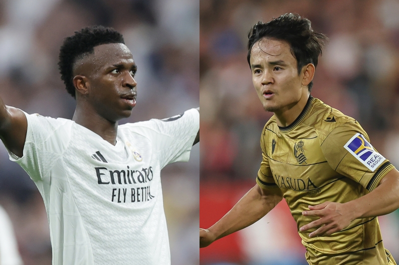 ラ・リーガ、11月度の月間MVPはヴィニシウス…久保建英は2度目の受賞