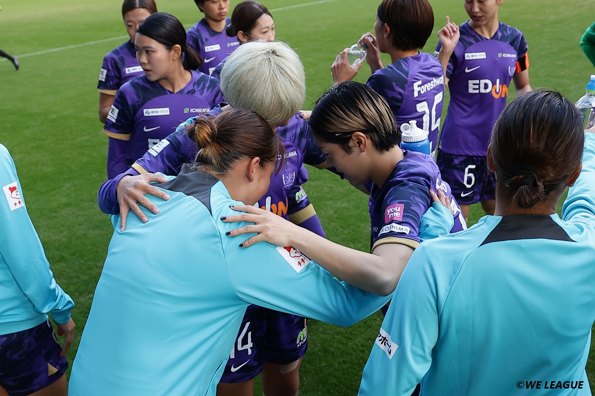 S広島RがWEリーグカップ連覇へ　松本、瀧澤、早間の十文字出身トリオの円陣と決勝への思い