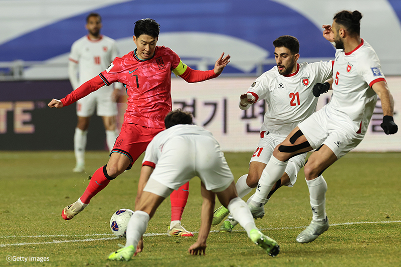 韓国代表vsヨルダン代表