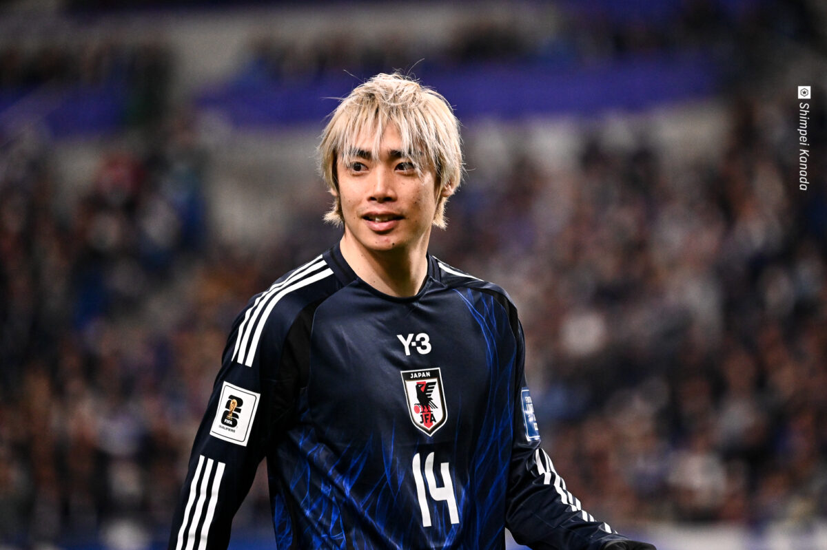 伊東純也、サウジの守備シフトに驚き隠せず「こんなに引いてくるのは初めてだったのでビックリしました」　