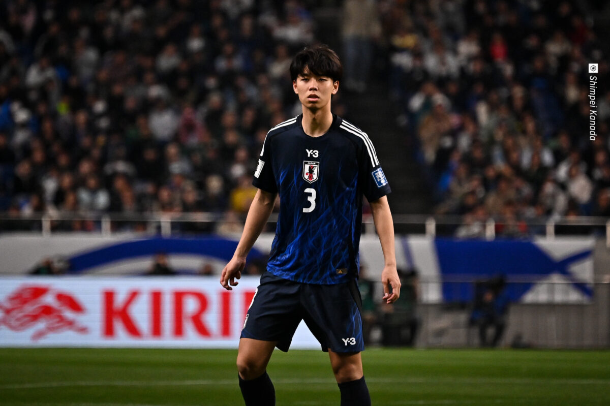 日本代表のDF高井幸大