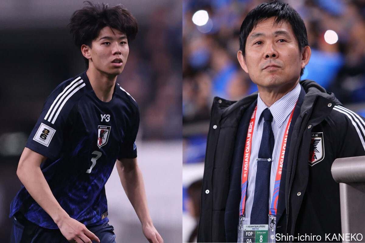 森保一監督、初先発20歳DF高井幸大を称える「Jリーグ代表として良いプレーをして存在感を発揮してくれた」