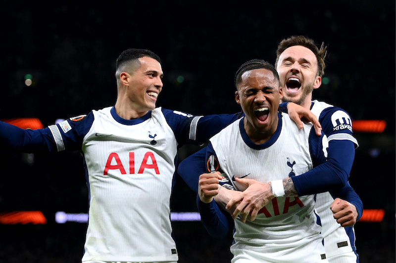 第1戦黒星のトッテナムがEL準々決勝へ“逆転突破”！ 毎熊晟矢先発のAZを