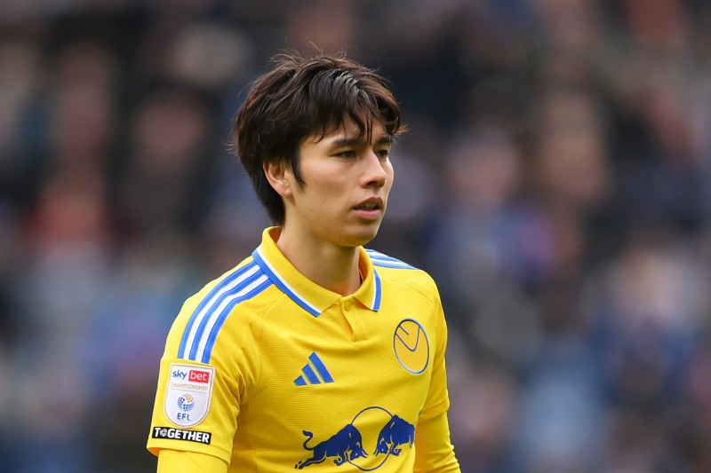 リーズでプレーする日本代表MF田中碧