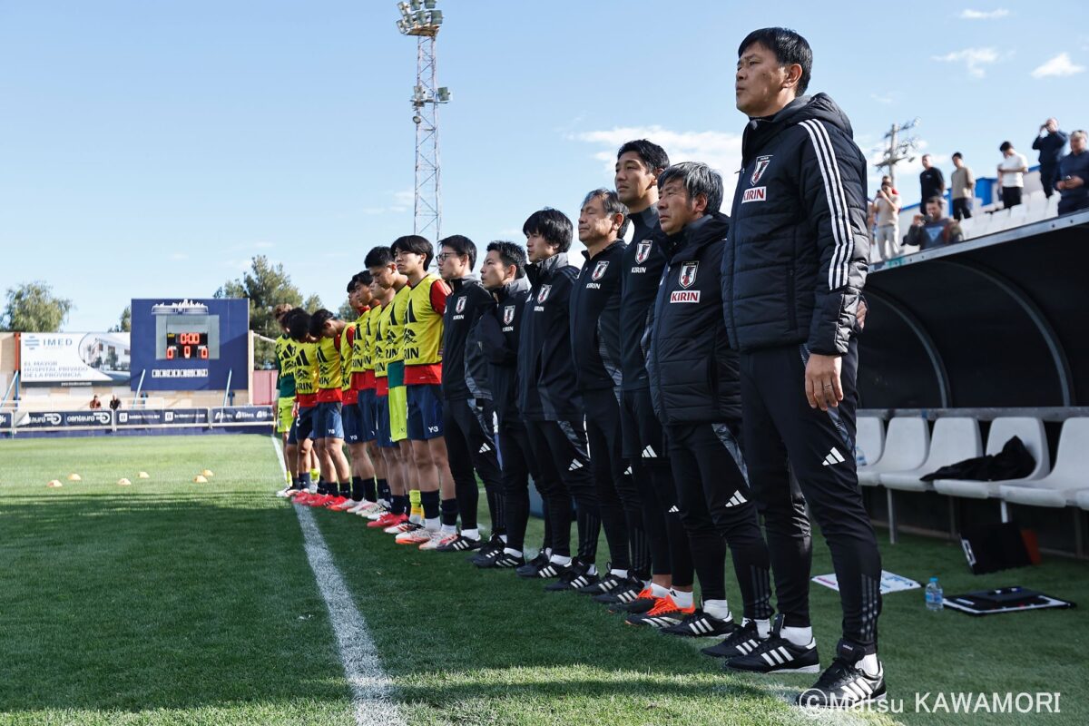 船越優蔵監督「アジアの戦いとは別物」　U-20日本代表、スペイン遠征2戦2勝も「課題がよく見えた」
