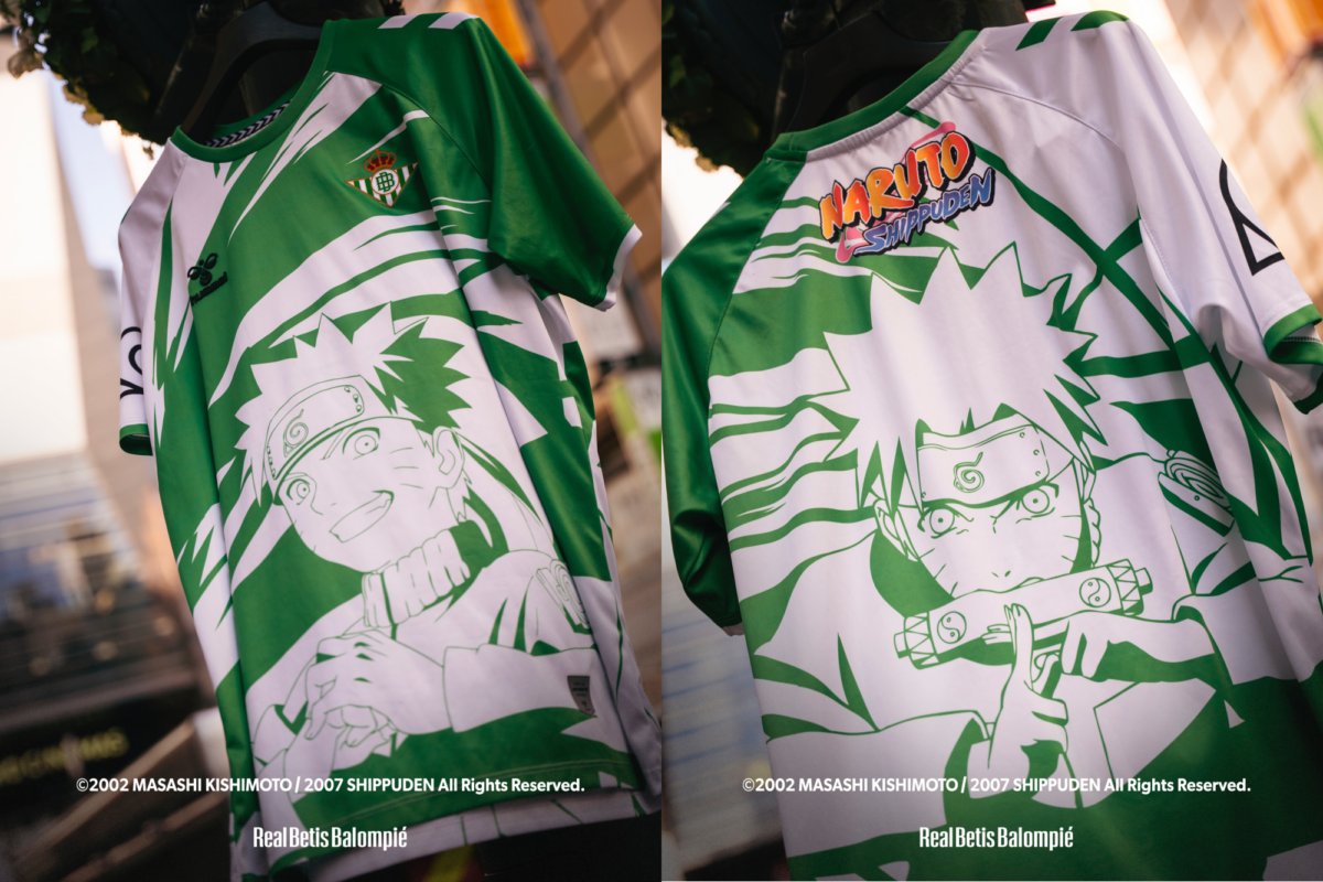 ベティスと『NARUTO -ナルト-』のコラボユニフォーム