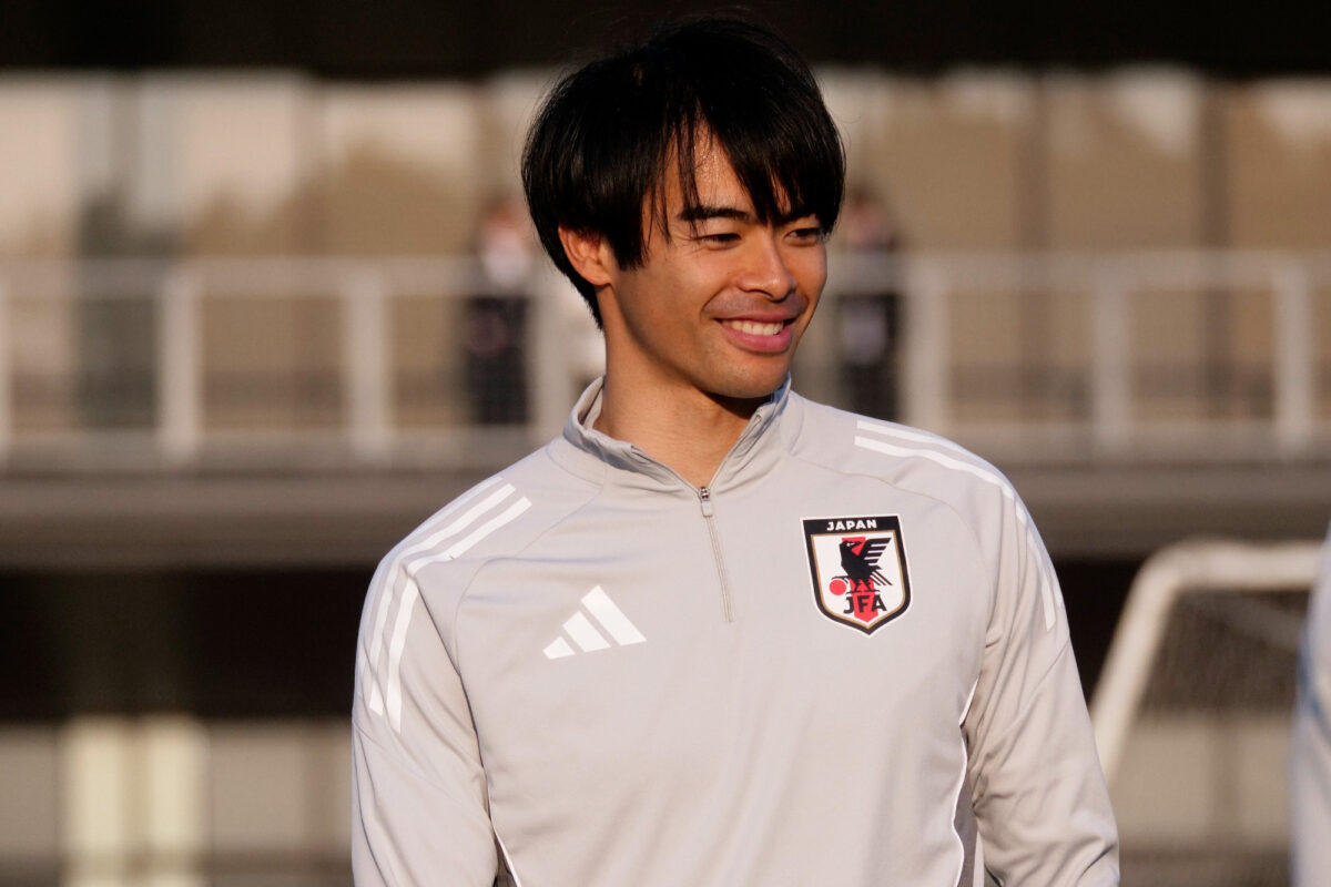 日本代表はW杯行き決定も、三笘薫に慢心はなし「サウジアラビアにいかに勝つか。そこに集中したい」