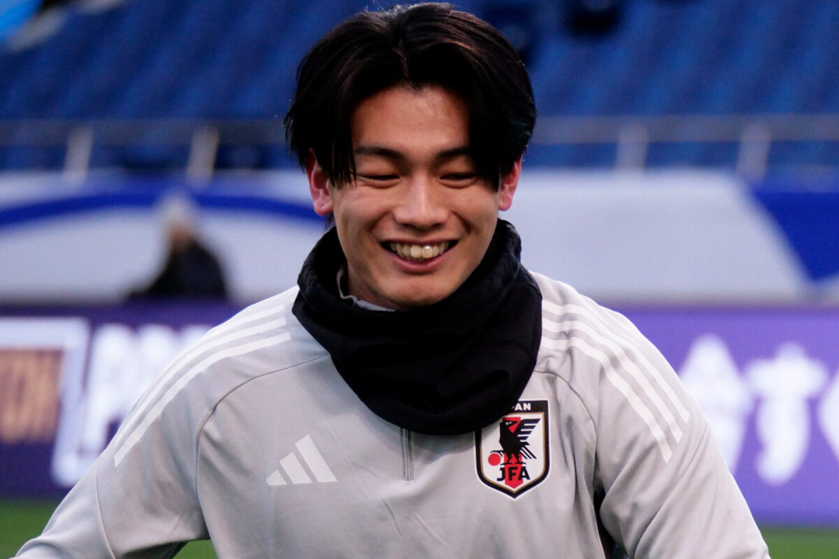 負傷で11月欠場の上田綺世「今はかなり良い状態」　前回のバーレーン戦は2G1Aの大暴れ「それが自分の仕事」