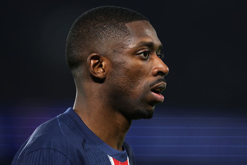 パリ・サンジェルマン（PSG）のFWウスマン・デンベレ