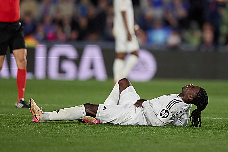 レアルのカマヴィンガが3～4カ月の離脱へ…クラブW杯の出場も絶望的に