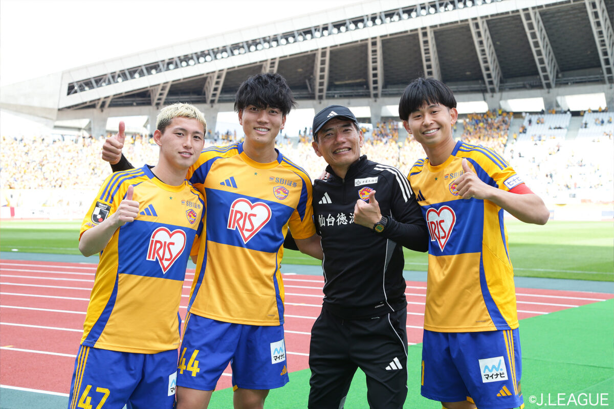 7戦無敗の好調・仙台が大宮を抜いて自動昇格圏2位浮上！　首位の千葉は2試合連続ドロー／J2第13節