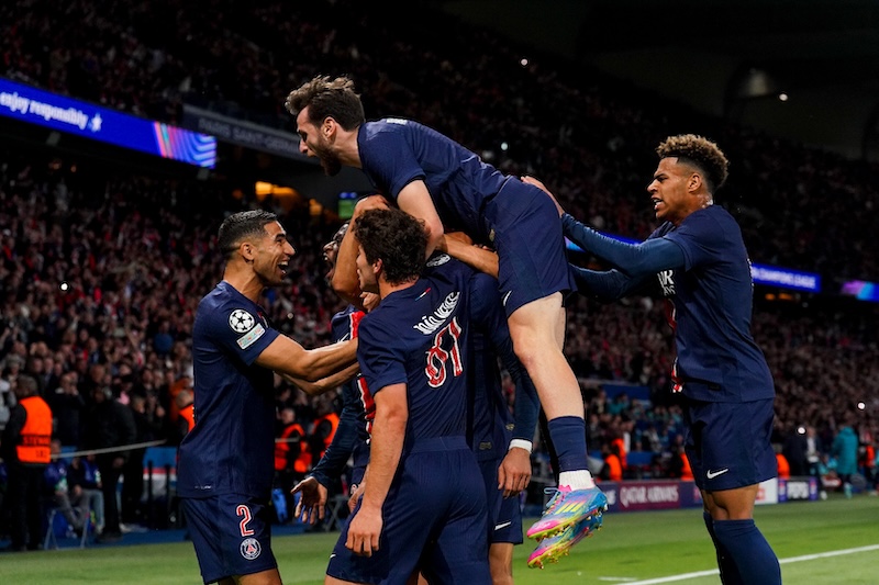 PSG、アーセナルに連勝達成でCL決勝進出！ F・ルイス＆ハキミ弾に加え