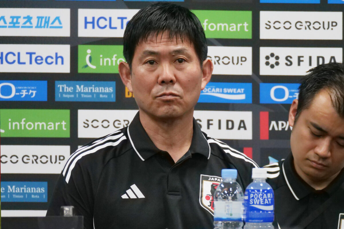 “連覇”目指すE-1選手権、森保一監督「全力を尽くして戦う」　川﨑颯太不参加により25名で本大会へ