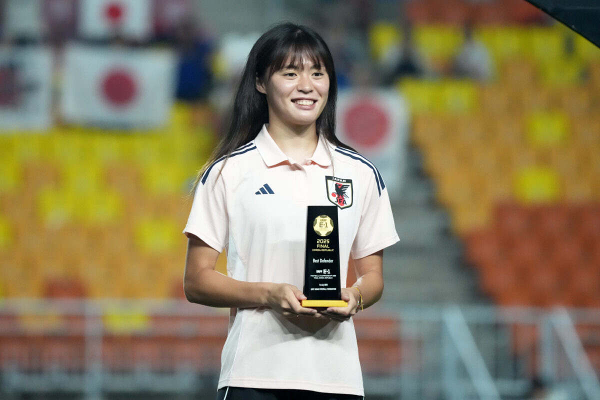 最優秀DF賞に輝いた石川璃音はチームメイトに感謝「一緒に組んでくれた仲間がいたからもらえた賞」