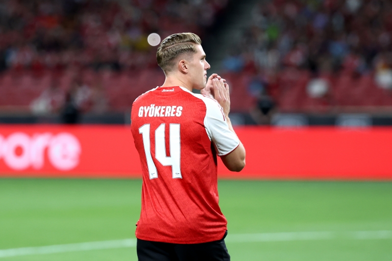 アーセナルの“14番”を継承したギェケレシュ「歴史は知っている」…ユニ