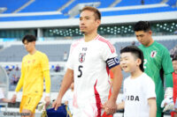 カタールW杯以来の出場を果たした長友佑都「代表のユニフォーム