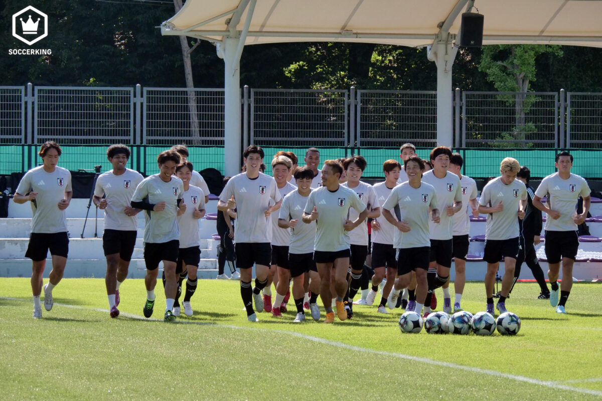 日本代表、中国戦へ25名で全体練習実施！　古賀太陽が個別調整…次戦は早川、原、細谷らが先発か