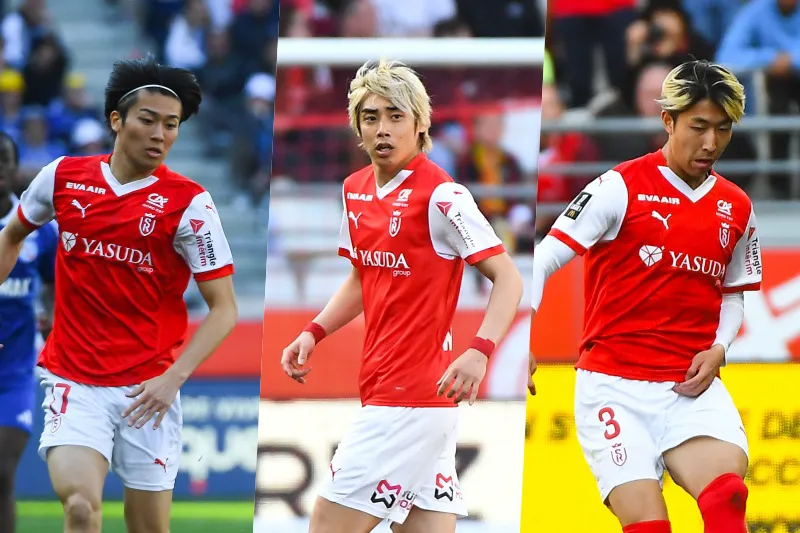 中村敬斗、伊東純也、関根大輝