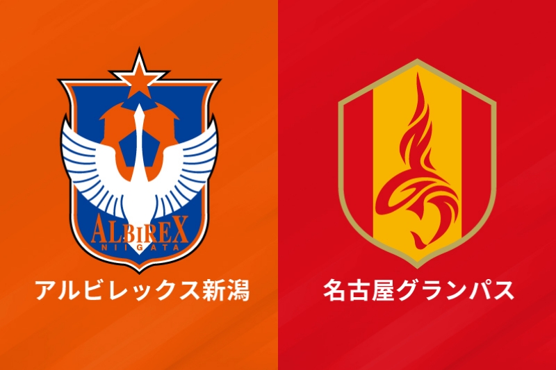 最下位新潟、4連敗ストップも12試合未勝利…名古屋とスコアレスドロー