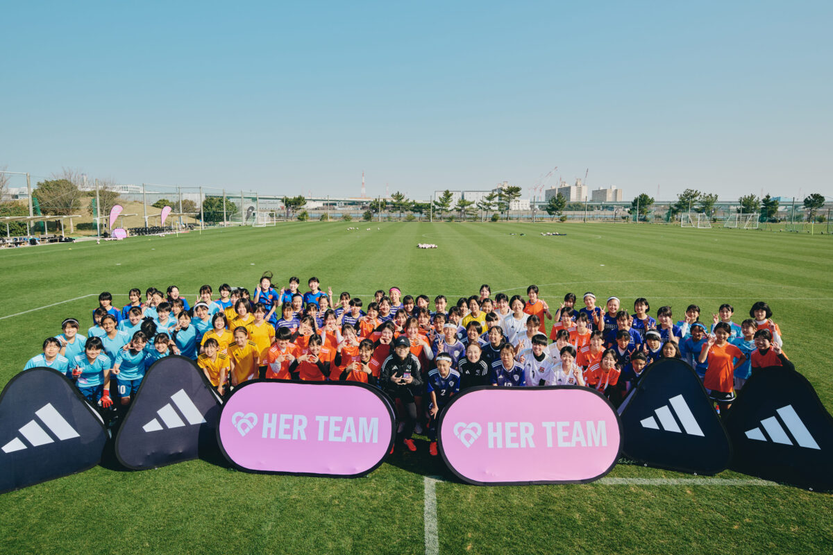 女子サッカーの未来を加速…アディダス・JFA共同プロジェクト「HER TEAM」 2025年度募集開始