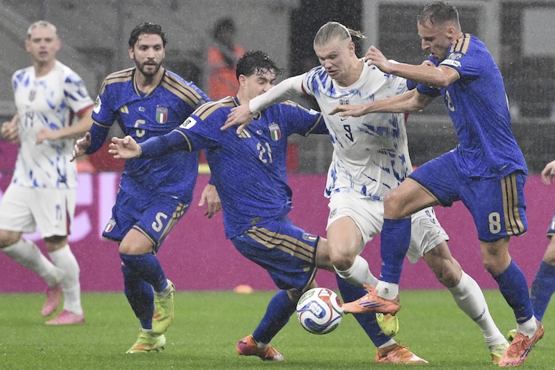ノルウェー、7大会ぶり通算4度目のW杯出場が決定！　後半4発で“大勝必須”のイタリアに逆転勝利