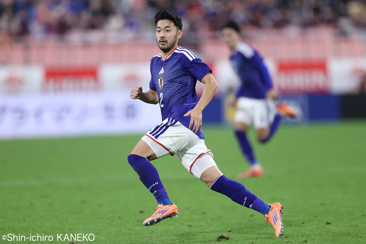 豊田スタジアムに“凱旋”した菅原由勢「やっぱり特別」　選手紹介でも大歓声「『俺の時、沸いといて』って練習させていたので（笑）」