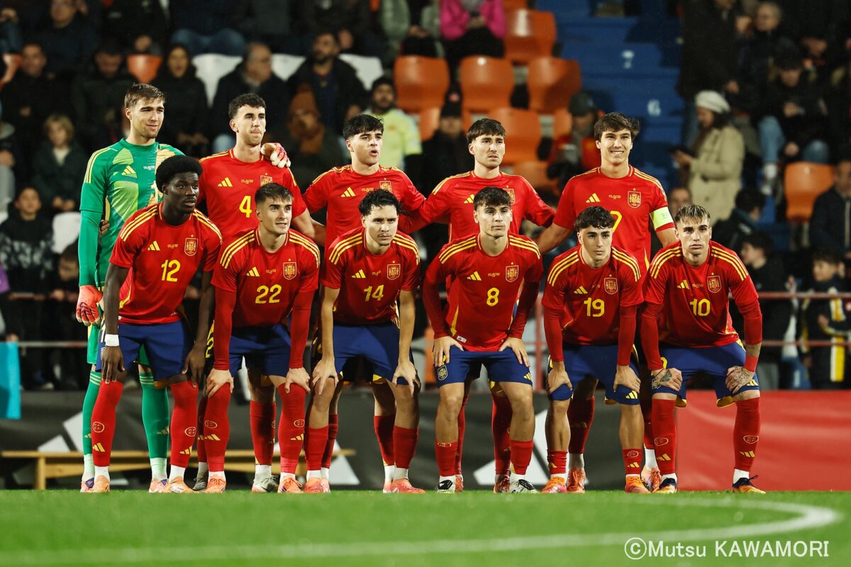【写真ギャラリー】2025.11.14 UEFA U-21EURO予選ラウンド グループA第6節 U21スペイン代表 7－0 U21サンマリノ代表