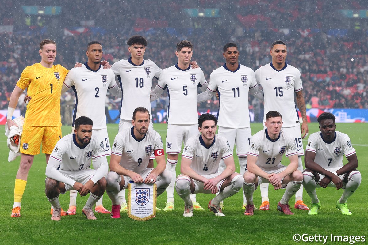 イングランド代表集合写真