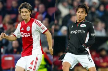 （左）板倉滉と（右）佐野航大