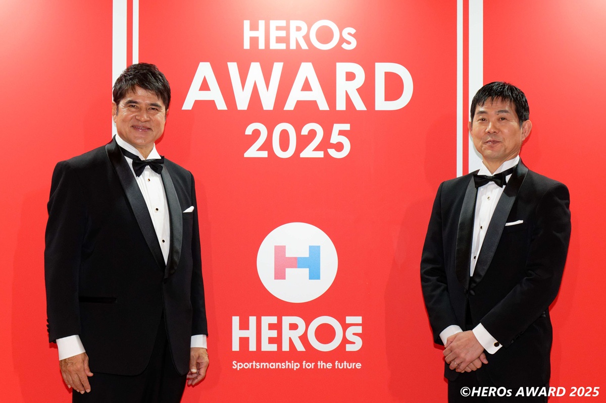 JFAが『HEROs AWARD』受賞、被災地支援などを評価　森保監督「常に心寄り添い」