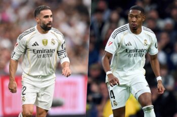 （左）ダニエル・カルバハルと（右）ダヴィド・アラバ