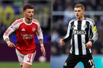 （左）ベン・ホワイトと（右）ハーヴィー・バーンズ