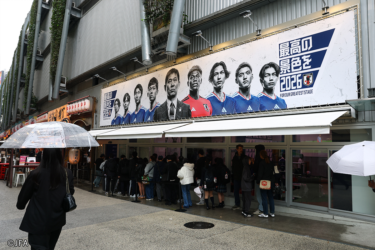 【写真ギャラリー】2026.3.25 SAMURAI BLUE POP UP ＠MIYASHITA PARK Park in Park