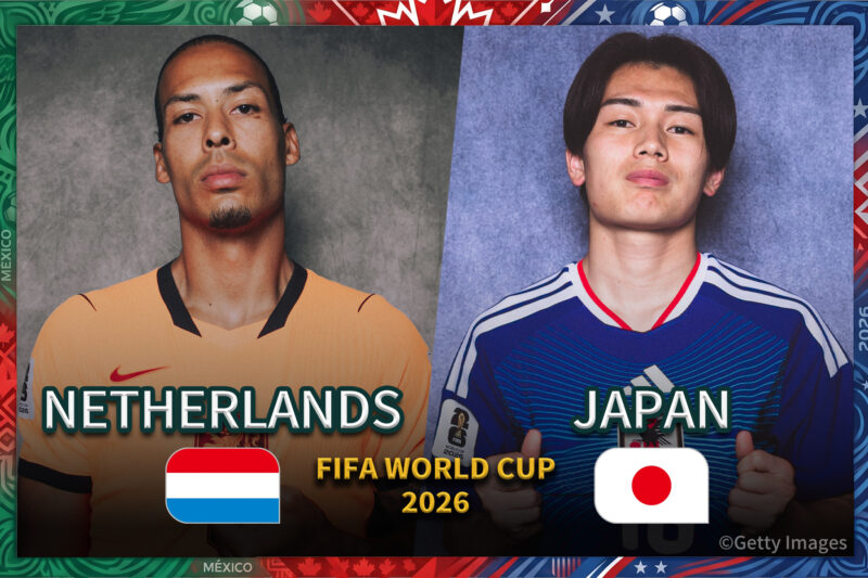 6月15日】サッカー日本代表 vs オランダ代表｜地上波テレビ放送