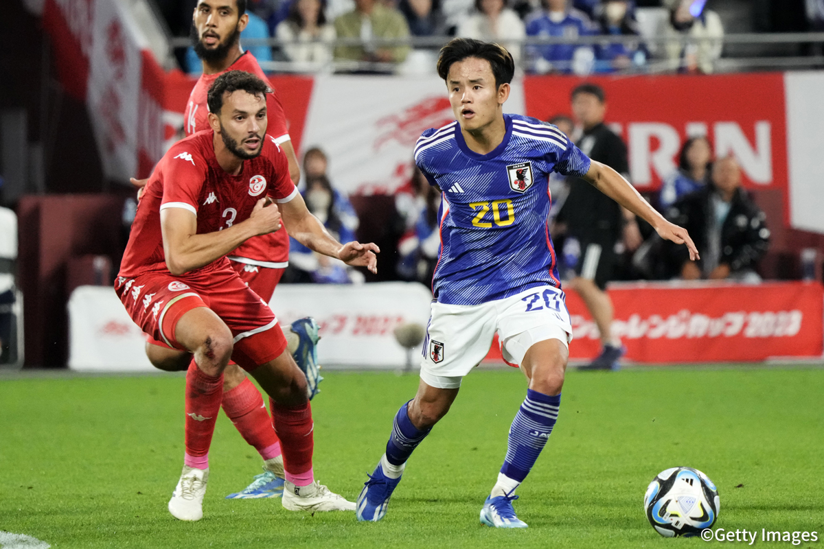 日本代表 vs チュニジア代表
