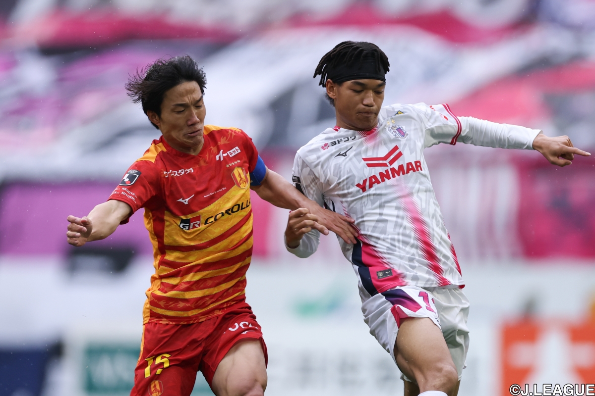 名古屋がC大阪に3得点快勝！　山岸祐也の2発に和泉竜司がダメ押し弾