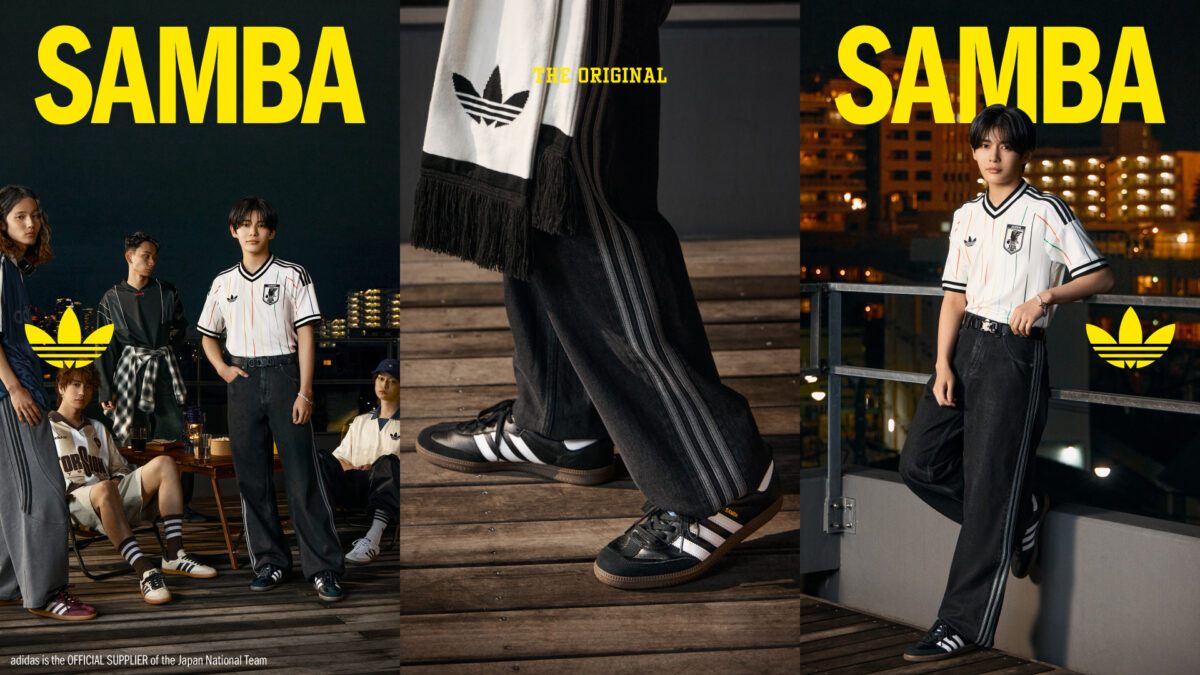 アディダス オリジナルス×長尾謙杜…W杯を見据え「SAMBA」に焦点を当てたブロークコア・キャンペーンを始動