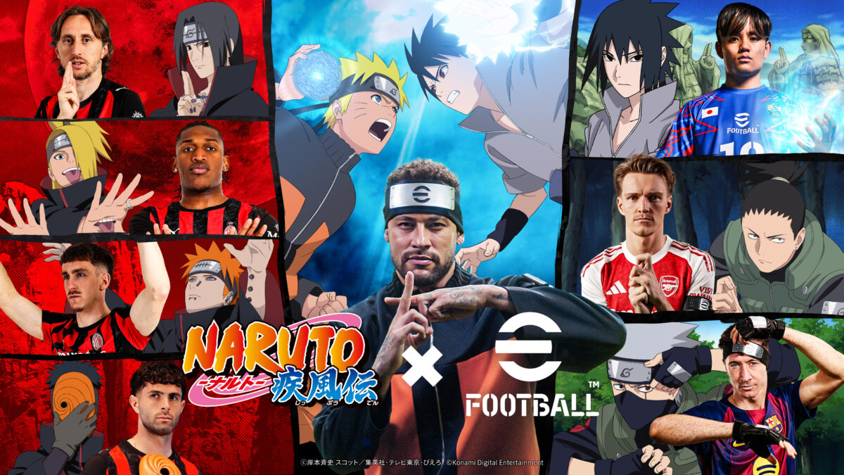 KONAMIのサッカーゲーム『eFootball™』『ウイコレ』『Ｊクラ』で人気TVアニメ『NARUTO-ナルト- 疾風伝』とのコラボを開催