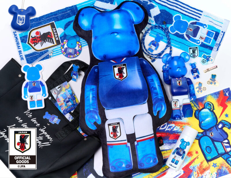 BE@RBRICK「サッカー日本代表Ver.」100％ ＆ 400％発売決定…6月5日(金