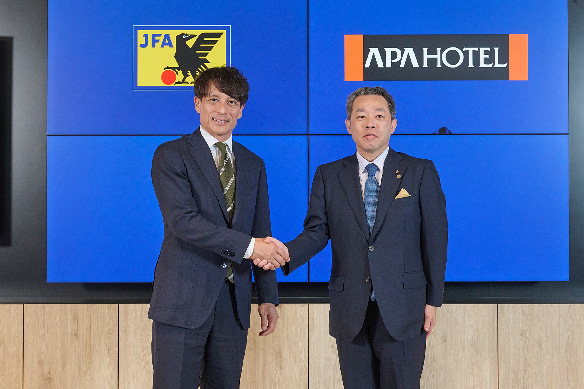 日本代表、アパホテル
