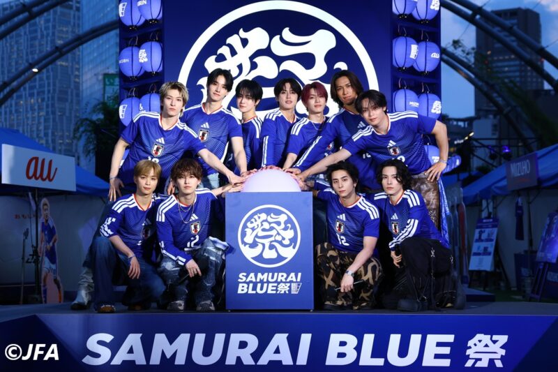 SAMURAI BLUE祭』が渋谷で開始 JI BLUEも日本代表応援を呼びかけ