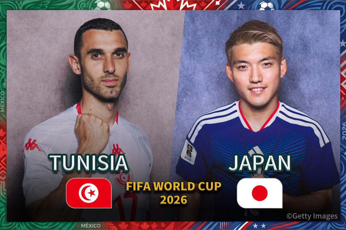 日本代表 vs チュニジア代表