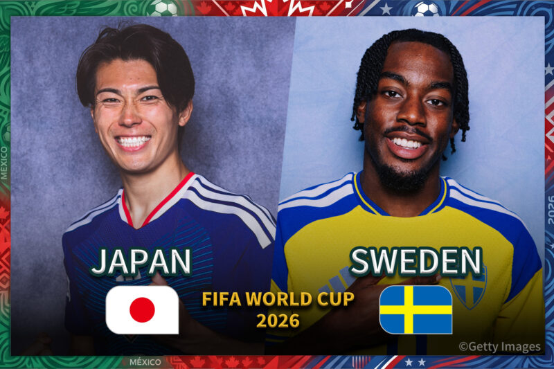 6月26日】サッカー日本代表 vs スウェーデン代表｜地上波テレビ放送