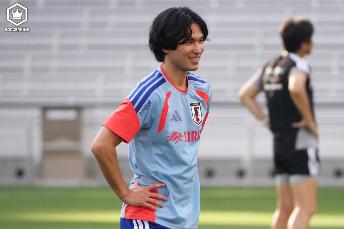 南野拓実が日本代表に合流！　“メンター”としてW杯に帯同、ナッシュビル初練習に姿を見せる