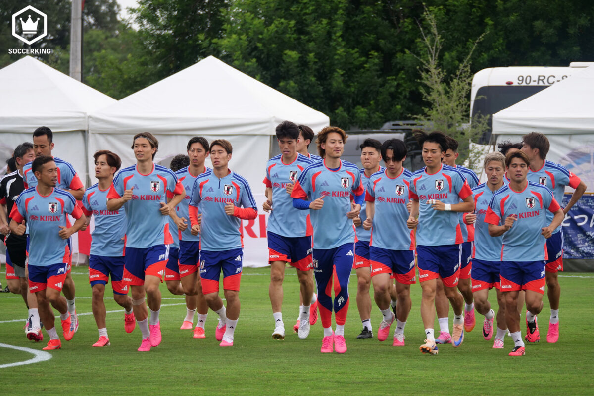 日本代表、遠藤航が姿を見せるも別メニュー調整…事前合宿最終日はU-19日本代表とトレーニングマッチを実施へ