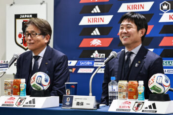 山本昌邦技術委員長、森保一監督