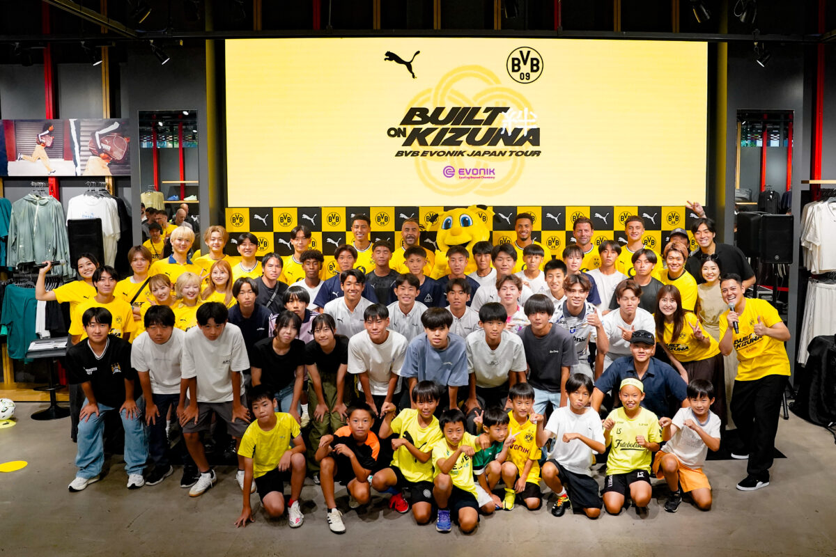 プーマ心斎橋店でスペシャルイベントを実施…山本天翔らドルトムント所属選手＆クラブレジェンドがファンと交流